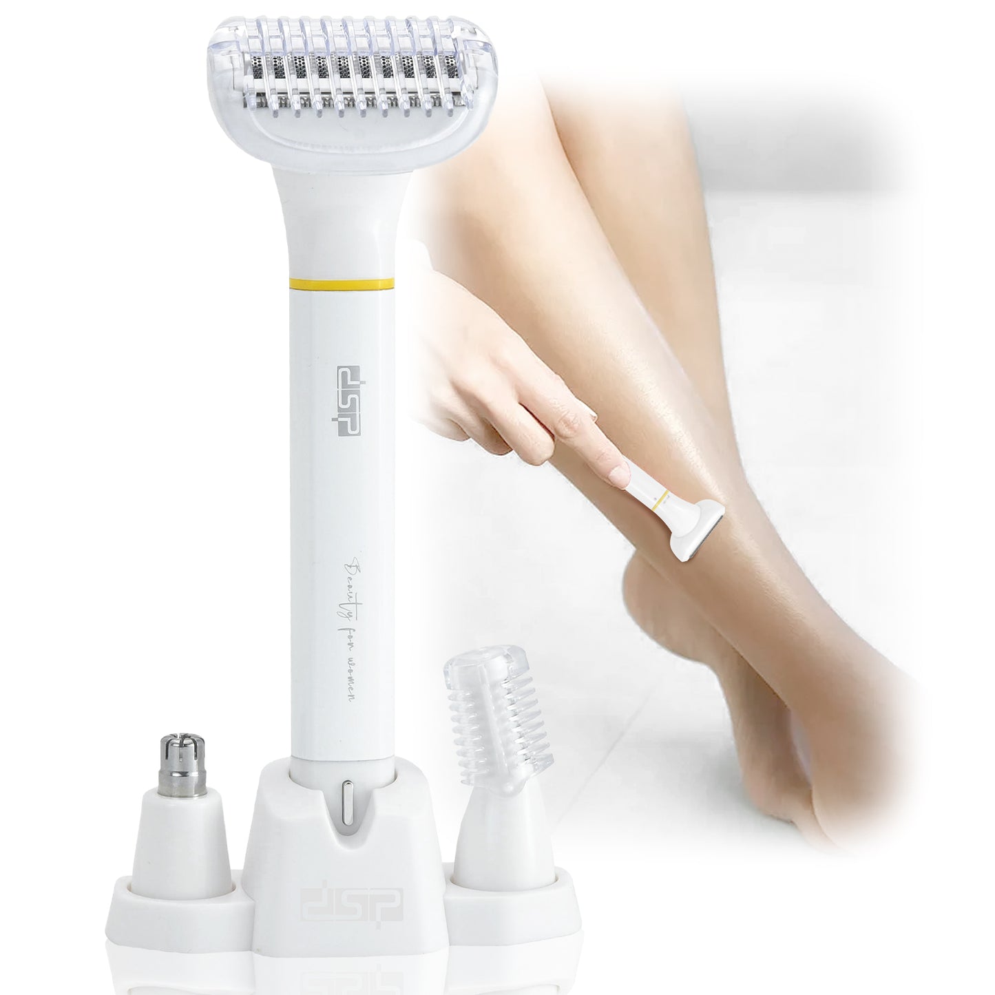 DSP AllZone 3 in 1 Beauty Tools Kit | 7500RPM Turbo & IPX4 Splashproof with 3 Pro Trimmers + Type-C Fast Charge