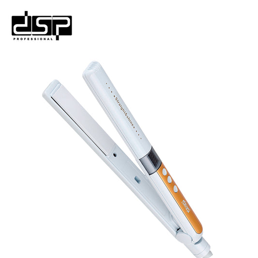 Ceramic Coated Hair Straightener 90s Fast Heat 210°C LED Display 360° Cord Damage-Free Styling All Hair Types Home Salon Travel