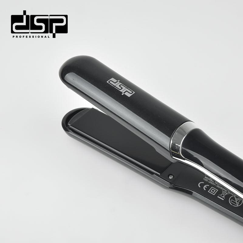 DSP Hot Seller Ceramic Coated Hair Straightener with Digital Display 150-230°C PTC Heating 30s Fast Heat Up for Smooth Frizz-Free Styling