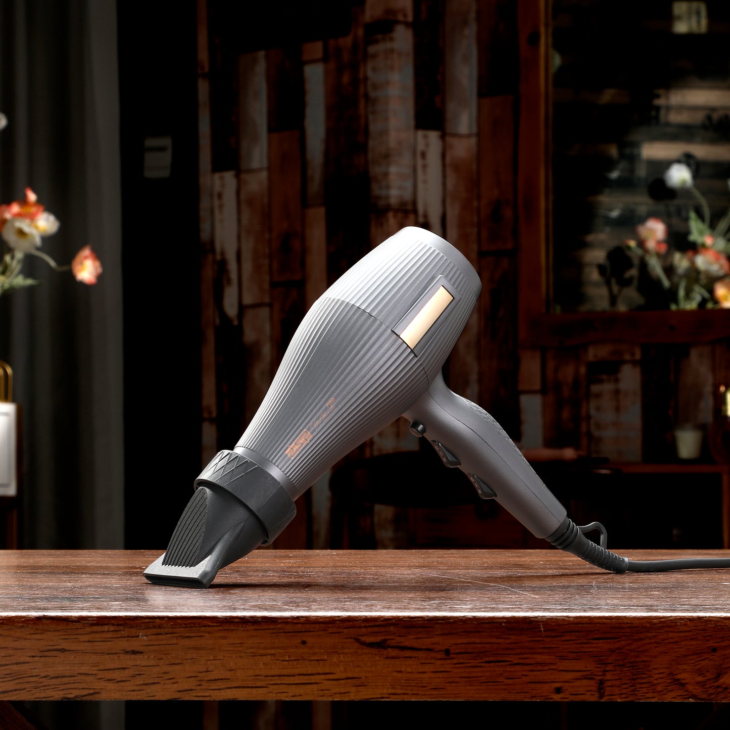 1600W Professional Hair Dryer with Pure Copper Motor, 2 Speeds & 3 Temp Settings, Cold Air & Overheat Protection, Damage-Free Fast Drying for Salon/Home Use