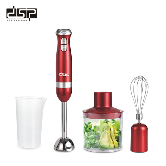 DSP 5 in 1 Immersion Blender Handheld, 700W Stick Blender with Whisk, Chopper & 700ML Cup, 2-Speed Corded Hand Blender for Smoothies, Soups, Baby Food (220-240V)