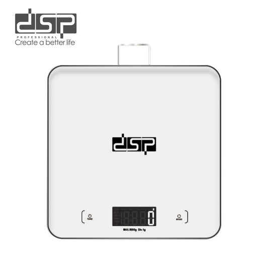 DSP Smart Choice 5kg/1g Precision Kitchen Scale Platform for Baking/Coffee Prep, Compact Hanging Design