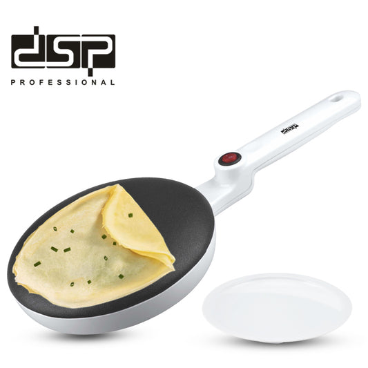 Professional Crepe Maker 650W, 20cm Non-Stick Plate with Hanging Handle & Indicator Lights for French Desserts Breakfast Cooking