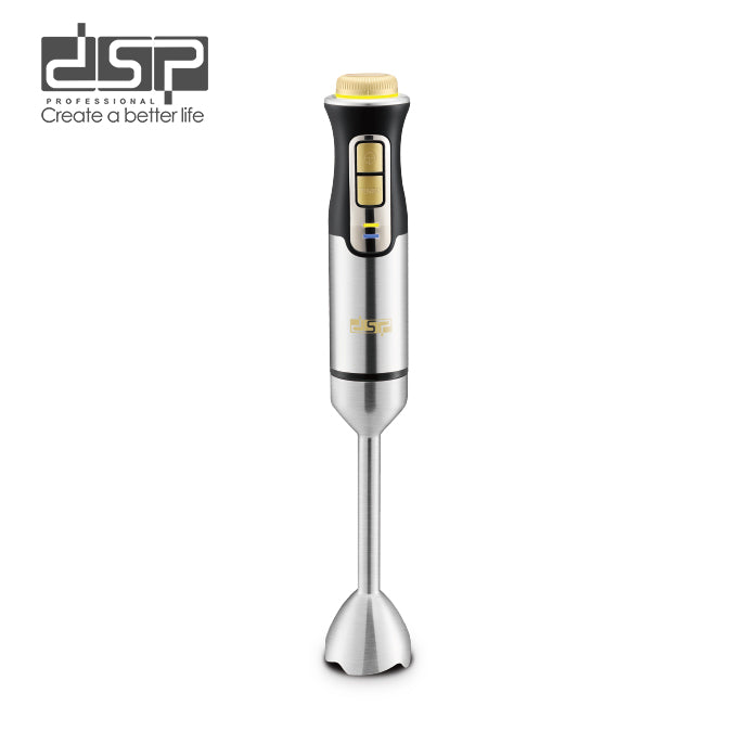 DSP 300W Immersion Blender, Handheld Cordless Electric Stick Mixer with 2 Speeds & Stainless Steel Blades for Smoothies, Shakes, Puree, Baby Food – Small, Lightweight & Perfect for Home Kitchens