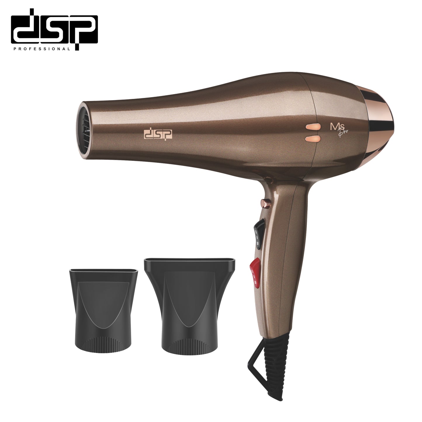 2000W Pure Copper Motor Hair Dryer, 3 Heat & 2 Speed, Cold Air, Overheat Protection, Gentle on Hair, Perfect for Home & Travel