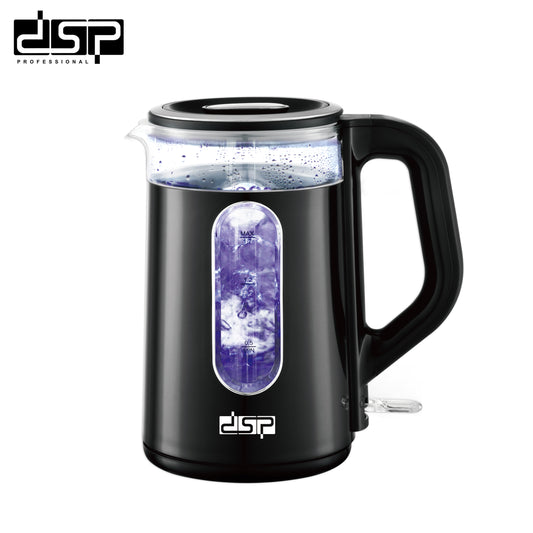 2200W Fast Boil Electric Kettle, 1.7L Cordless with Auto Shut-Off, LED & Safety Protections for Home/Office