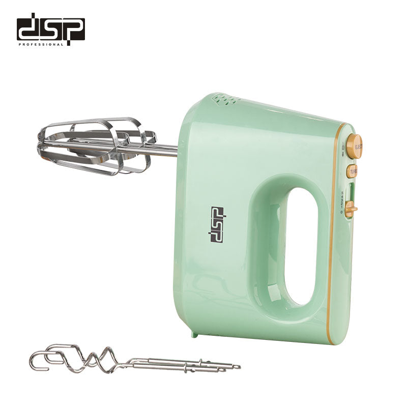 DSP 300W Electric Hand Mixer, 5-Speed Handheld Mixer with Turbo, Includes Egg Beater & Dough Mixer, 220-240V for Home Baking