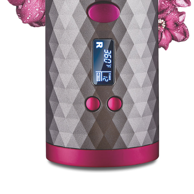 DSP Hot Seller Ceramic Hair Curler 30W 9mm PTC Adjustable Temp 360° Cord for Gentle Curls Home Salon Styling