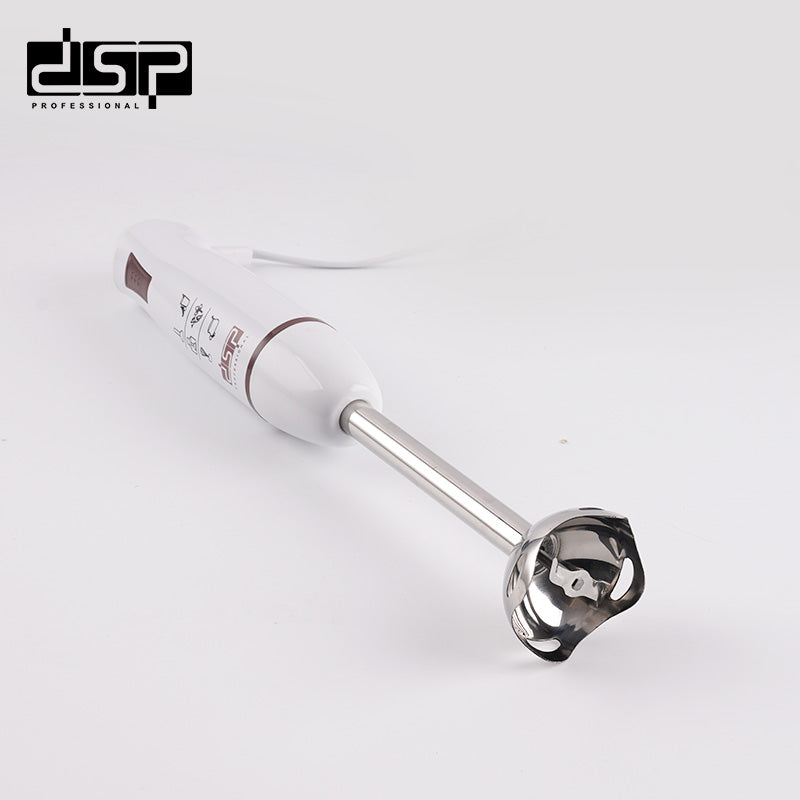 DSP Immersion Blender Handheld, 500W Corded Hand Blender with Variable Speed, Detachable Stainless Steel Blades, 7712 DC Full Copper Motor for Smoothies, Soup & Baby Food – Perfect for Home Use