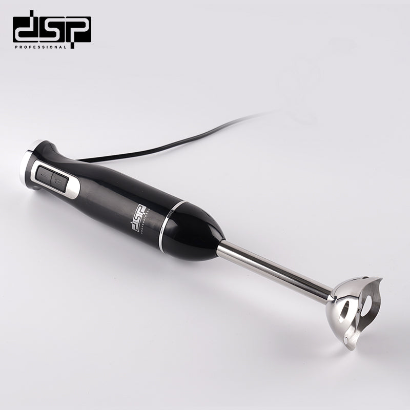 DSP Immersion Blender Handheld, 500W Corded Hand Blender with Stainless Steel Blades, 2-Speed Control, Detachable Stir Bar for Soup, Baby Food & Smoothies