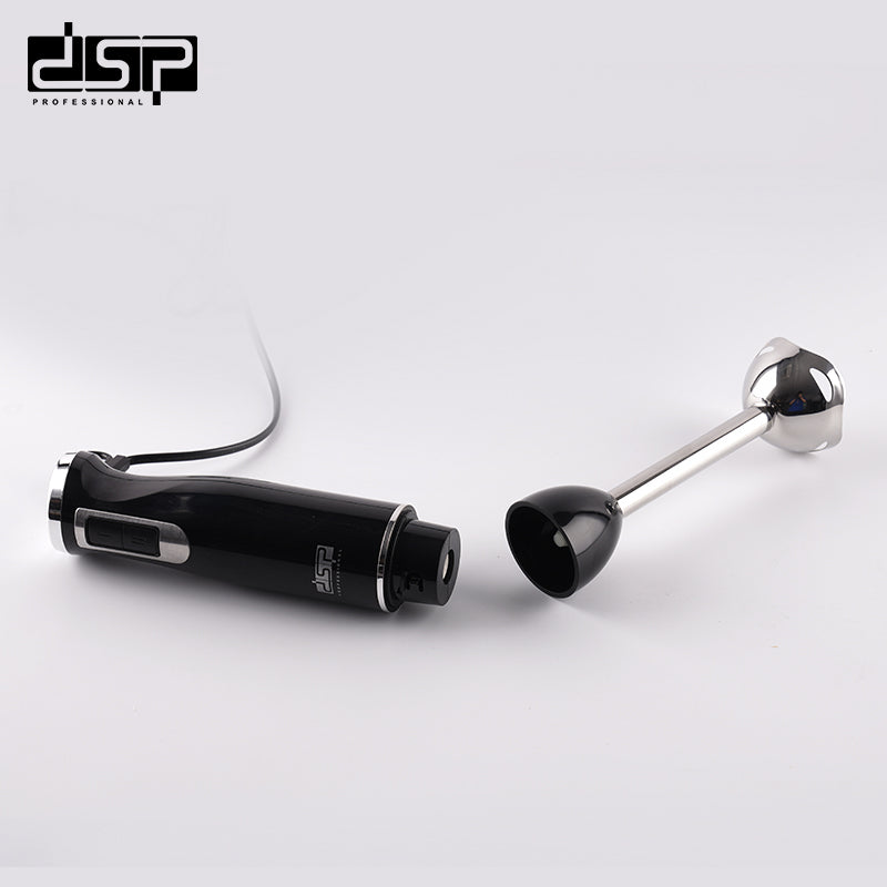 DSP Immersion Blender Handheld, 500W Corded Hand Blender with Stainless Steel Blades, 2-Speed Control, Detachable Stir Bar for Soup, Baby Food & Smoothies