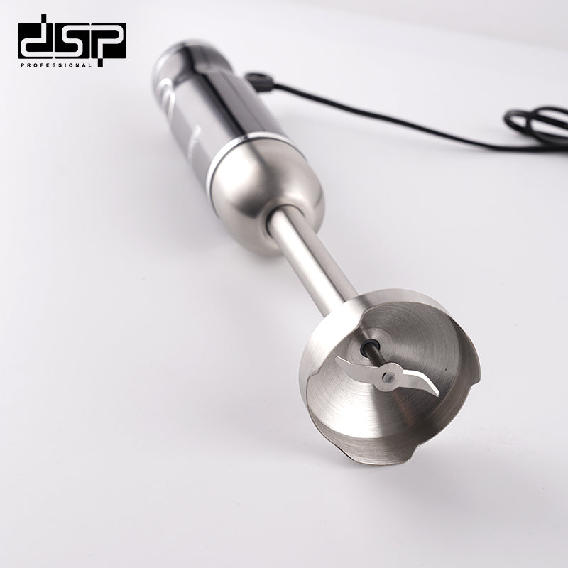 DSP 500W Immersion Blender Handheld, 2-Speed Hand Blender with Detachable Stainless Steel Blades, Electric Mixer for Smoothies, Soups, Baby Food – BPA-Free & Easy to Clean