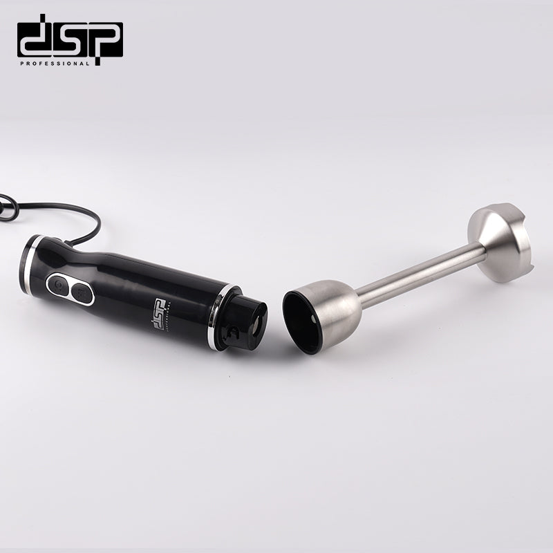 DSP 500W Immersion Blender Handheld, 2-Speed Hand Blender with Detachable Stainless Steel Blades, Electric Mixer for Smoothies, Soups, Baby Food – BPA-Free & Easy to Clean