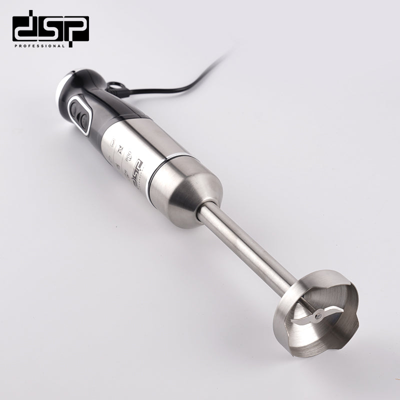 DSP 4-in-1 Handheld Immersion Blender, 800W Stick Blender with 600ml Cup, Egg Whisk & Chopper, Turbo Mode, Variable Speed, Stainless Steel Blades, Ideal for Soup, Smoothie, Puree, Home Kitchen