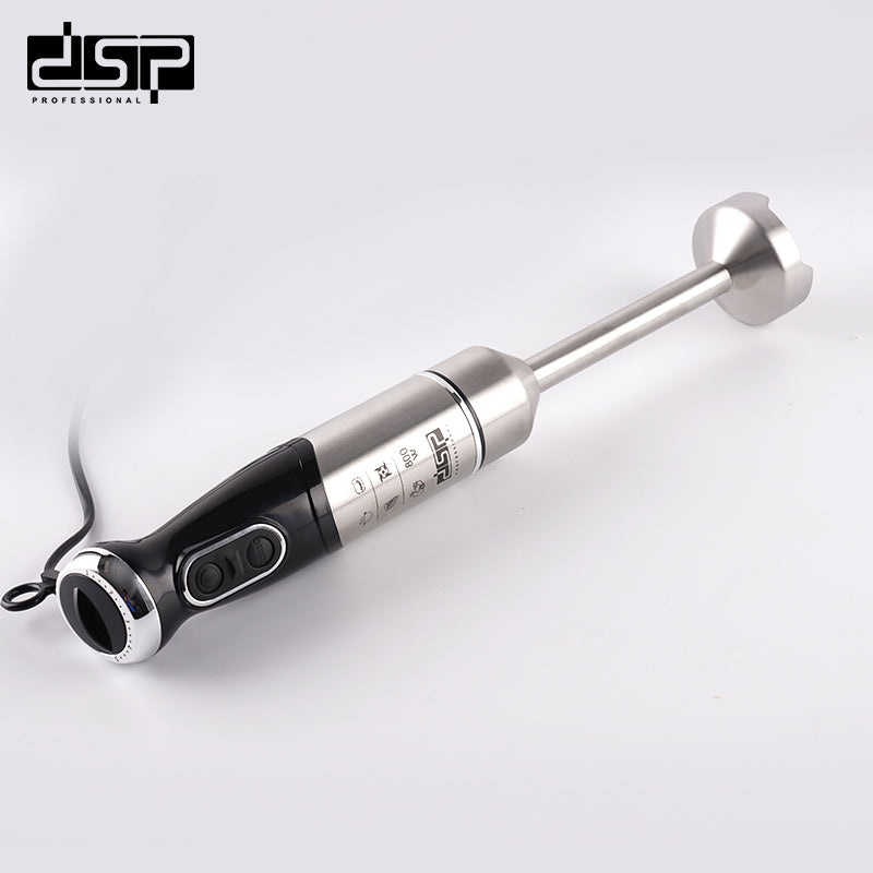 DSP 4-in-1 Handheld Immersion Blender, 800W Stick Blender with 600ml Cup, Egg Whisk & Chopper, Turbo Mode, Variable Speed, Stainless Steel Blades, Ideal for Soup, Smoothie, Puree, Home Kitchen