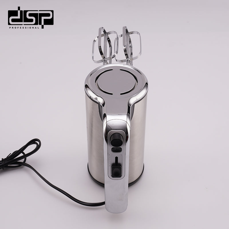 DSP 200W Electric Hand Mixer, 5-Speed with Turbo, Stainless Steel Beaters & Dough Hooks, 220-240V for Home Baking, Cake, Whipped Cream