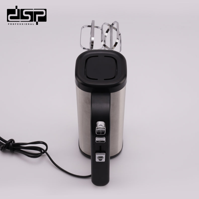 DSP 300W Electric Hand Mixer, 5-Speed + Turbo with Stainless Steel Beatres & Dough Hooks, 220-240V Lightweight Handheld Mixer for Home Baking, Whisking, Blending