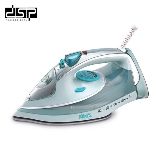 DSP Steam Iron for Clothes - 2400W Powerful Steam, Ceramic Soleplate, Adjustable Temperature, 400ML Water Tank, Self-Cleaning, Vertical Steam & Retractable Cord