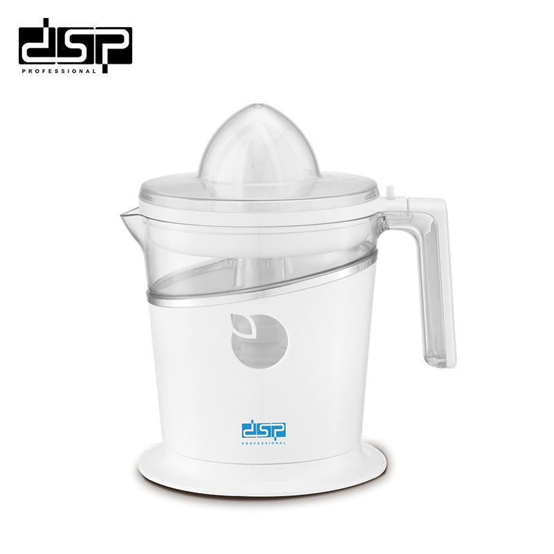 DSP Electric Citrus Juicer for Lemon & Orange, 40W High-Efficiency Juicer with 1.4L Capacity, Stainless Steel Base & Detachable Parts, Easy to Clean - 220-240V for Home Use