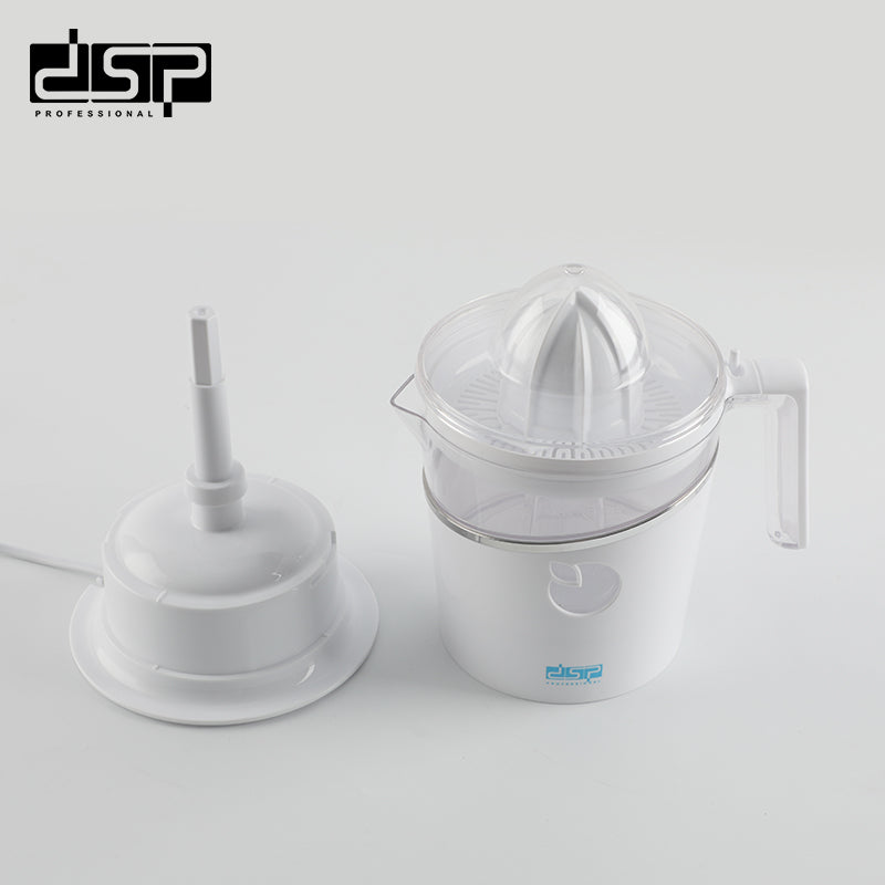 DSP Electric Citrus Juicer for Lemon & Orange, 40W High-Efficiency Juicer with 1.4L Capacity, Stainless Steel Base & Detachable Parts, Easy to Clean - 220-240V for Home Use