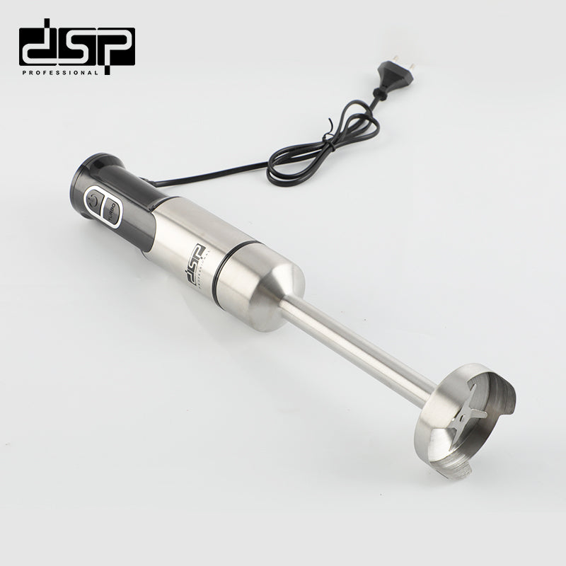 DSP 5 in 1 Immersion Blender Handheld, 800W Stick Blender with Stainless Steel Blades, Turbo Function, 2 Speeds, Includes Whisk, Frother, Grinder Cup & Measuring Cup for Soup, Smoothies, Baby Food