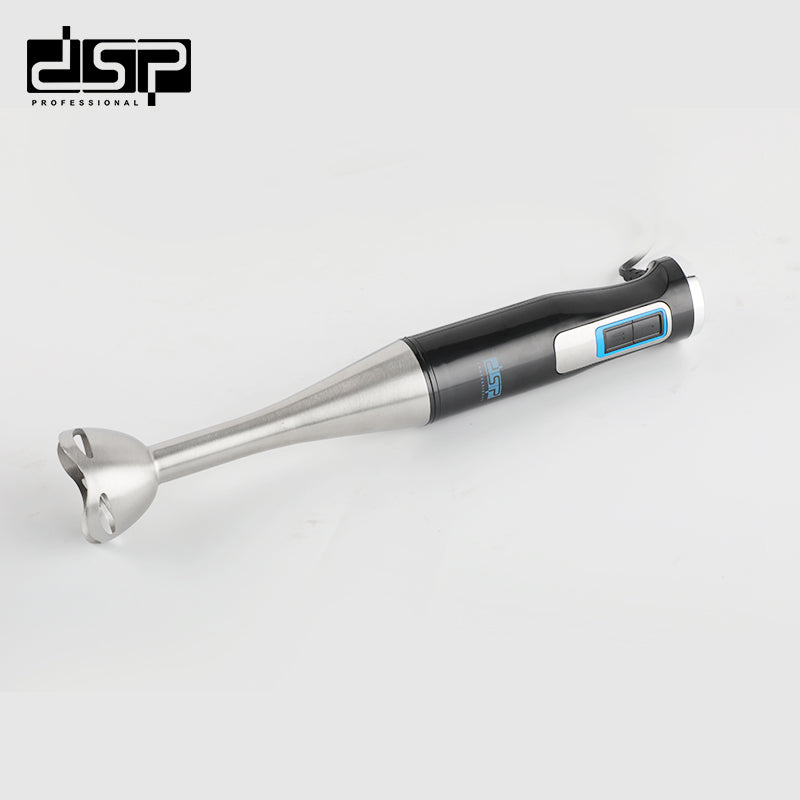 DSP 4-in-1 Hand Blender | 1200W Powerful Immersion Blender with 2 Speeds & Variable Control | Stainless Steel Blades & Removable Stirring Bar | Includes Whisk, Frother & Base | for Smoothies, Soup, Baby Food (220-240V)