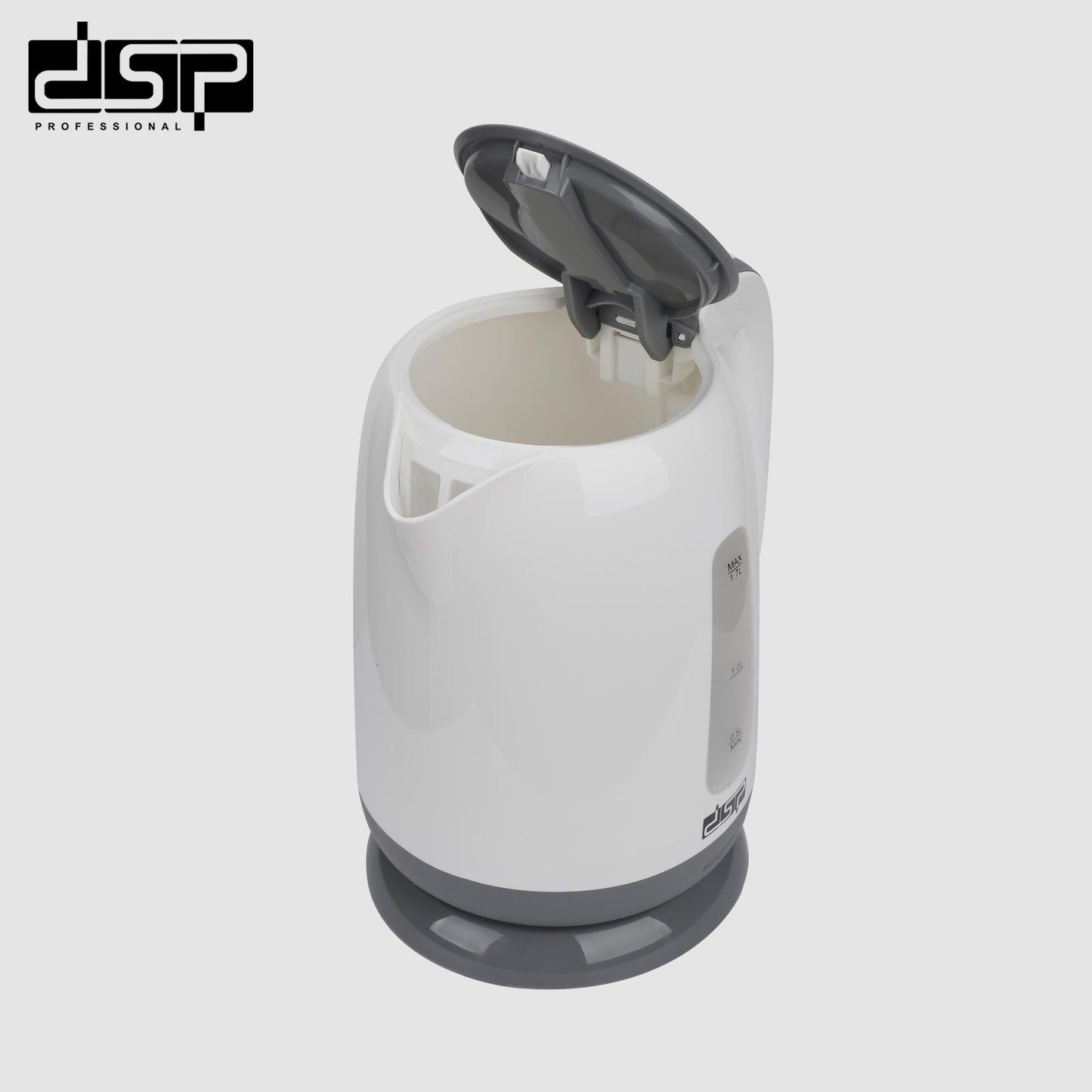 DSP Electric Kettle 1.7L, 2200W Fast Boiling Cordless Hot Water Kettle with Auto Shut-Off & Boil-Dry Protection, Stainless Steel Electric Tea Pot for Home & Kitchen