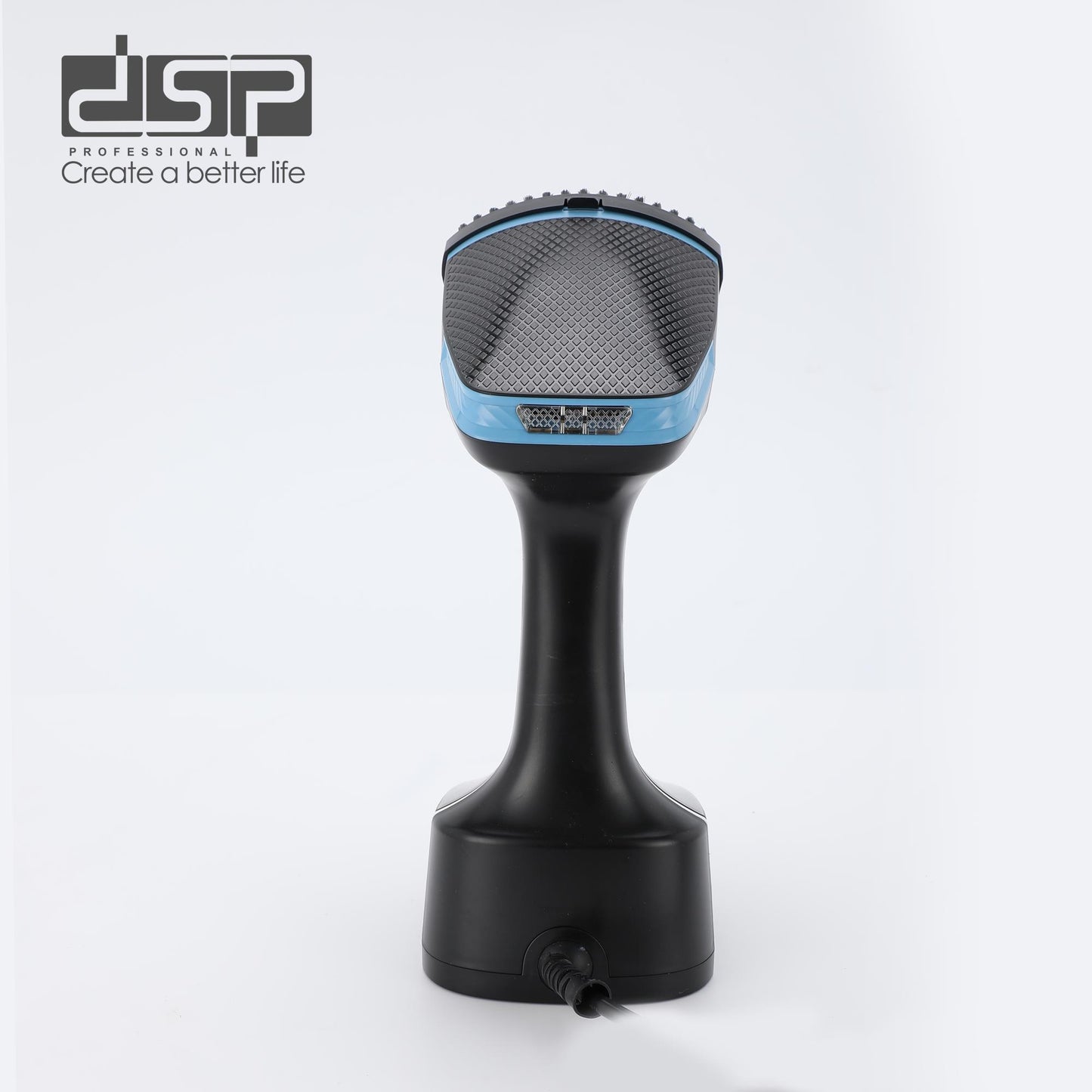 DSP Handheld Garment Steamer for Clothes, 1500W Portable Travel Steamer with 300ml Tank, 304 Stainless Steel Plate, 3-in-1 Hanging/Flat/Ironing, Fast 15s Preheat – Mini Steamer for Home Use