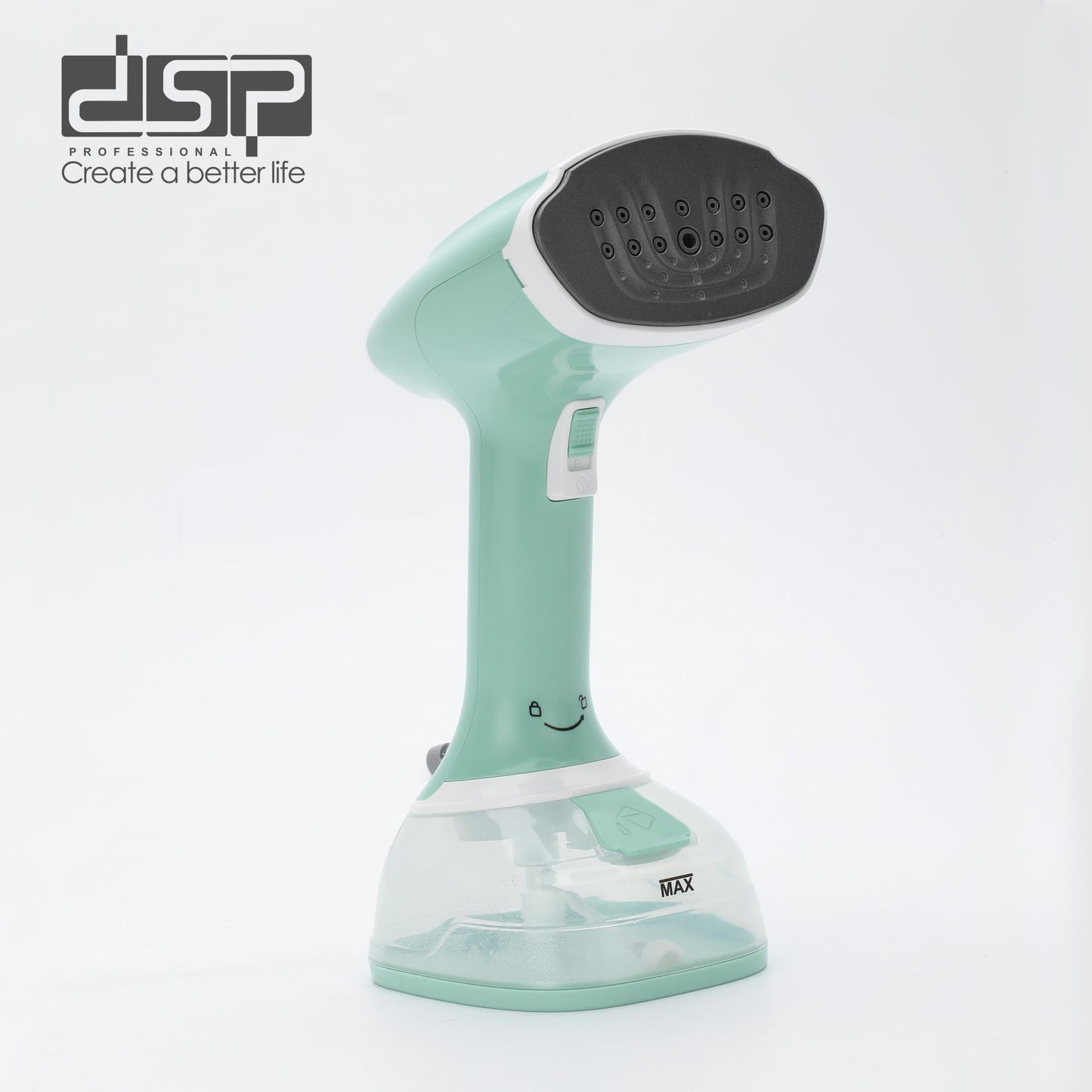 DSP Handheld Garment Steamer for Clothes, 1600W Portable Steamer with 300ml Tank, Fast Continuous Steam, LED Display, Overheat Protection – Ideal for Home & Travel