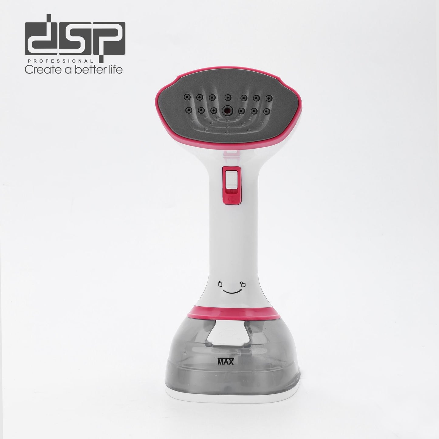 DSP Handheld Garment Steamer for Clothes, 1600W Portable Steamer with 300ml Tank, Fast Continuous Steam, LED Display, Overheat Protection – Ideal for Home & Travel
