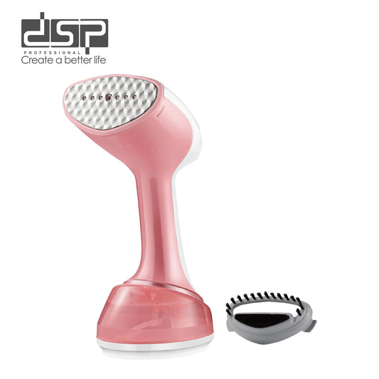 DSP Handheld Garment Steamer for Clothes, 1700W Portable Travel Steamer with 350ml Tank, Stainless Steel Plate, Fast 30s Heat-Up, 3-in-1 Hanging/Flat/Ironing – White