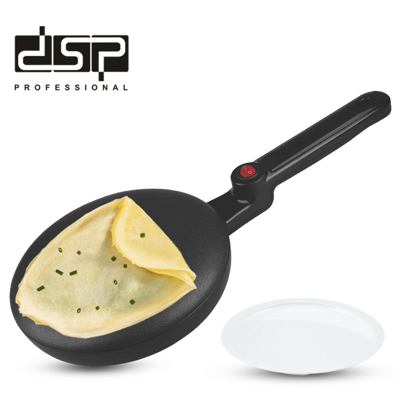 Professional Crepe Maker 650W, 20cm Non-Stick Plate with Hanging Handle & Indicator Lights for French Desserts Breakfast Cooking