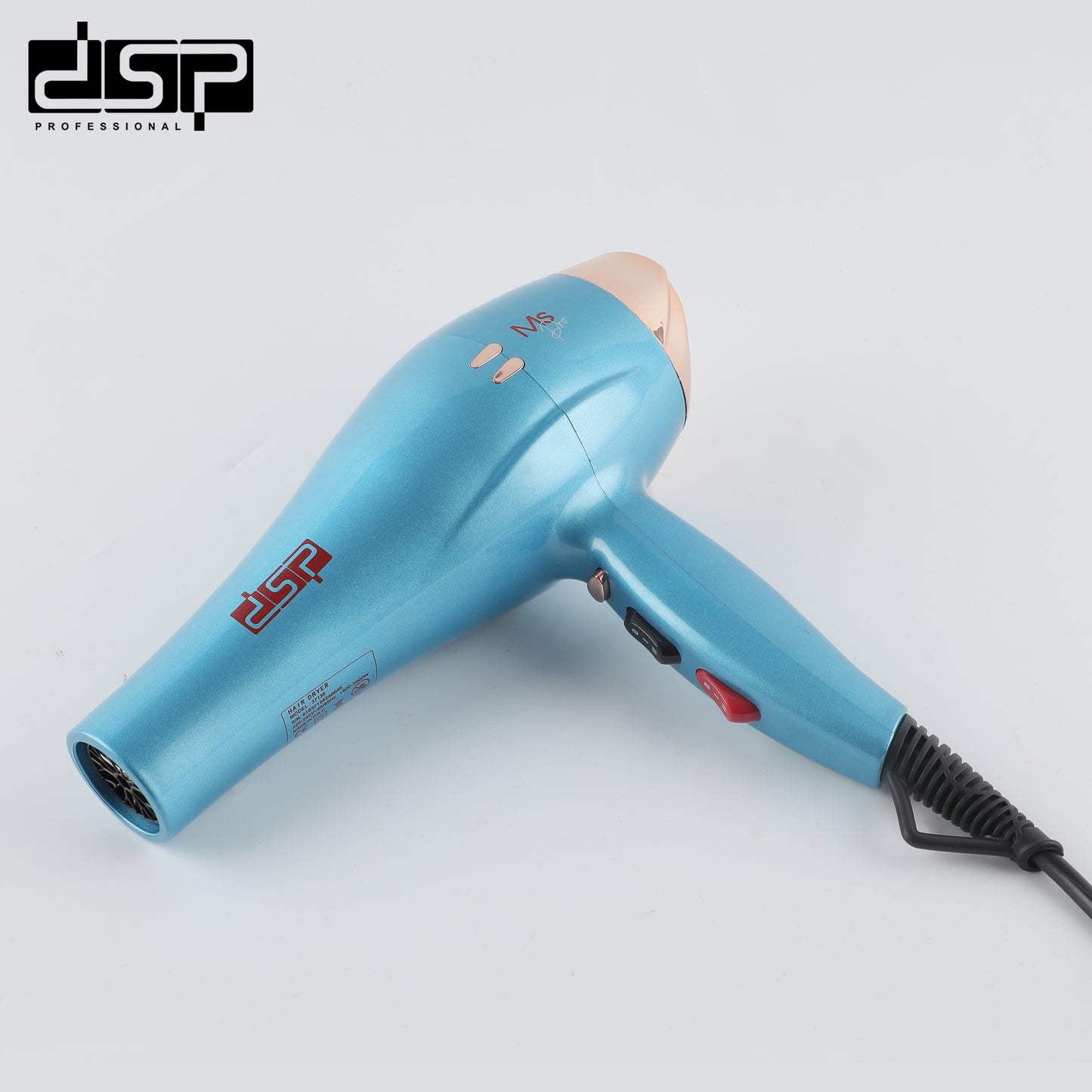 2000W Pure Copper Motor Hair Dryer, 3 Heat & 2 Speed, Cold Air, Overheat Protection, Gentle on Hair, Perfect for Home & Travel