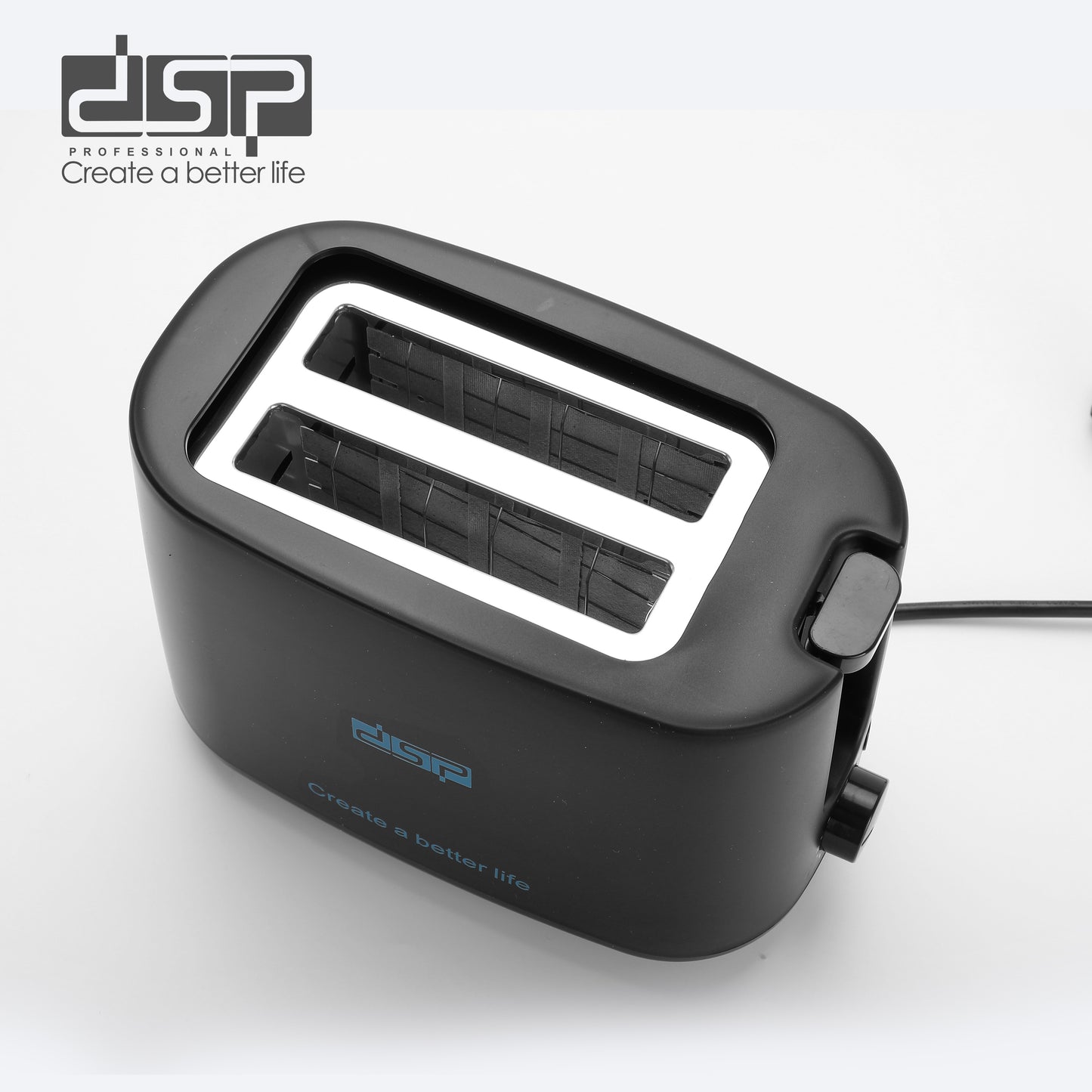 SmartCare Auto Pop-Up 7-Temp Anti-Jam Toaster for Artisan Breads & Bagels with Detachable Crumb Tray, Cord Storage