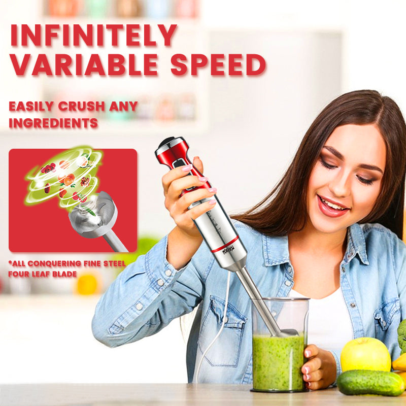 600W Stepless Blender, Full Copper Motor & Detachable Rod for Effortless Cleaning in Home Kitchen