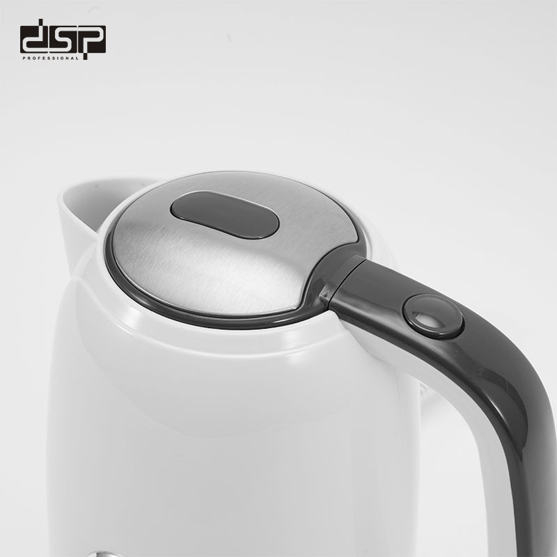 DSP Electric Kettle 1.7L, Fast Boiling Water Kettle for Tea & Coffee, BPA-Free Stainless Steel Heating Element, Auto Shut-Off, Boil-Dry Protection, Removable Filter & 360° Rotary Base – Kitchen Appliances