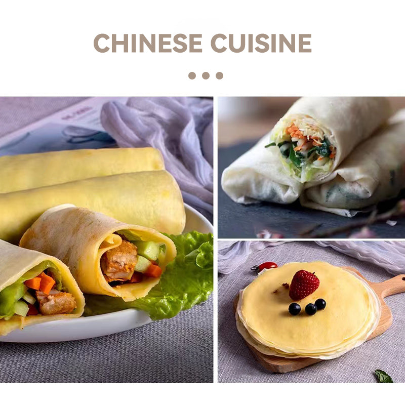 Professional Crepe Maker 650W, 20cm Non-Stick Plate with Hanging Handle & Indicator Lights for French Desserts Breakfast Cooking