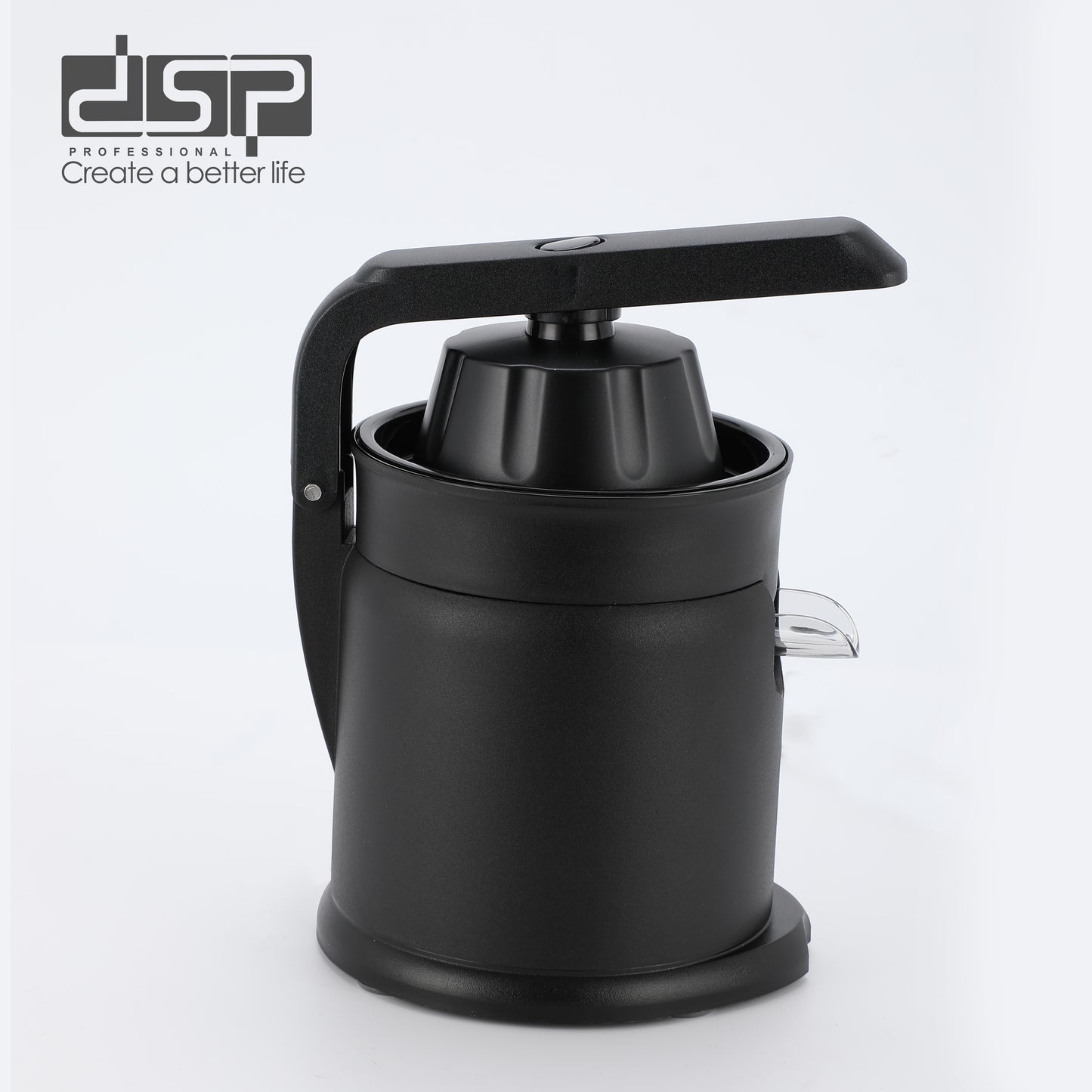 120W Detachable Effortless Press Pure Copper Motor Juicer, , Anti-Drip Food Grade PP, Non-Slip Base for Healthy Home Kitchen