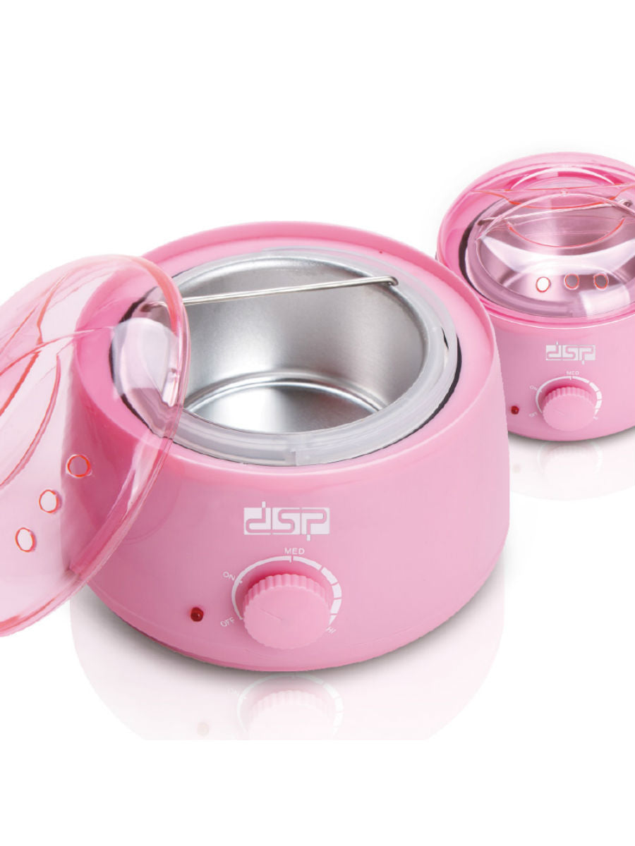 100W Wax Warmer Kit Hair Removal, 10 Min Heat Aluminum Pot 100g Wax Beans & Sticks, PP Housing Safe Skin Care for Home & Spa