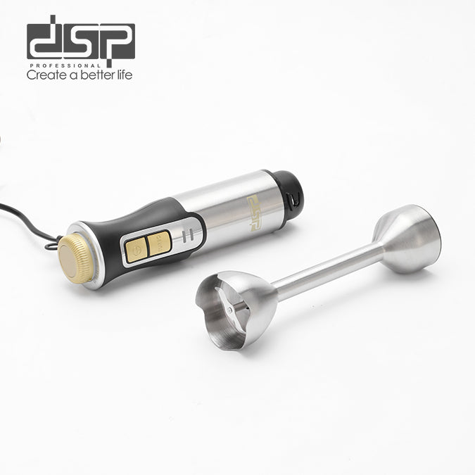 DSP 300W Immersion Blender, Handheld Cordless Electric Stick Mixer with 2 Speeds & Stainless Steel Blades for Smoothies, Shakes, Puree, Baby Food – Small, Lightweight & Perfect for Home Kitchens