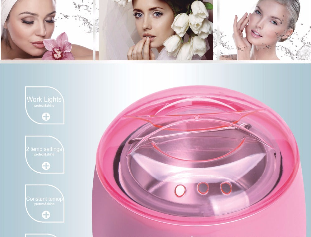 100W Wax Warmer Kit Hair Removal, 10 Min Heat Aluminum Pot 100g Wax Beans & Sticks, PP Housing Safe Skin Care for Home & Spa
