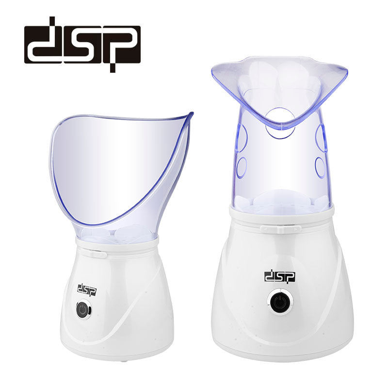 Professional Facial Steamer for Deep Hydration, 3D Wrapped Steam & Aromatherapy Nozzle, 10Min Spa Skincare, Portable Split Design