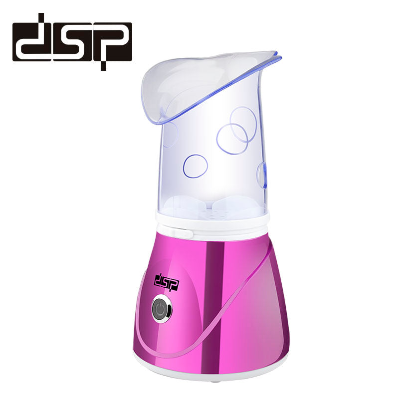 Professional Facial Steamer for Deep Hydration, 3D Wrapped Steam & Aromatherapy Nozzle, 10Min Spa Skincare, Portable Split Design