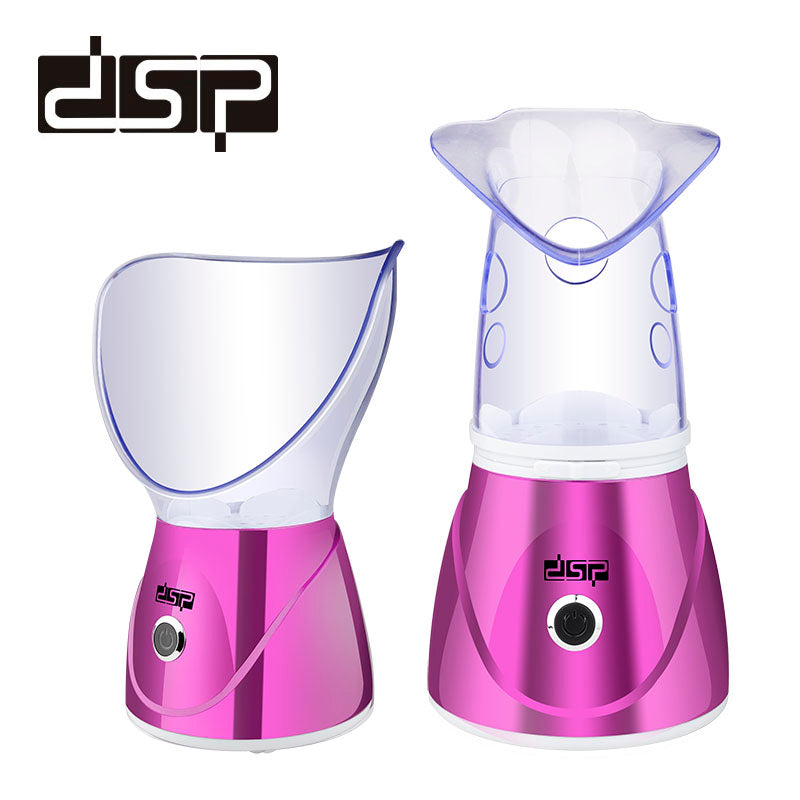 Professional Facial Steamer for Deep Hydration, 3D Wrapped Steam & Aromatherapy Nozzle, 10Min Spa Skincare, Portable Split Design