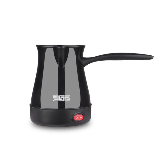 600W Quick Brew Compact Coffee Pot with Hidden Stainless Steel Heating, Red Indicator & Heat-Resistant Handle, DSP Hot Seller for Home/Office Espresso/Americano