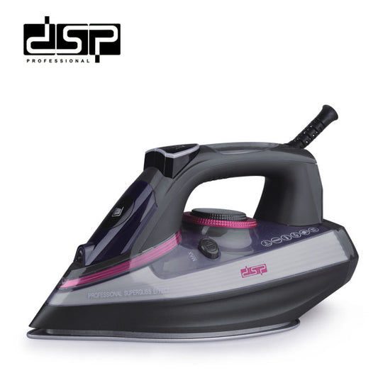 DSP 2200W Steam Iron for Clothes, Ceramic Coating Plate, Adjustable Steam & Temperature, 300ml Tank, Self-Cleaning, Vertical Steam, Powerful Burst for All Fabrics