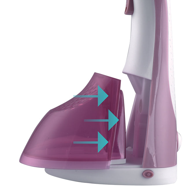 DSP Handheld Garment Steamer for Clothes, 1400W Portable Steam Iron with 220ML Detachable Water Tank, Fast Heat-Up & Overheat Protection, Home Use Wrinkle Remover