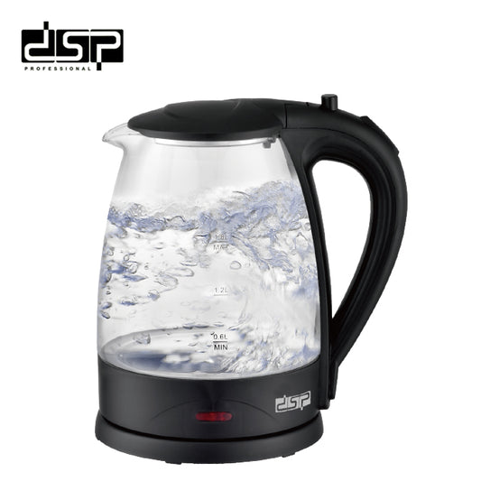 DSP Electric Kettle 1.8L, Fast Boiling Water Heater for Tea & Coffee, BPA-Free Stainless Steel, Auto Shut-Off, Boil-Dry Protection, LED Indicator & Removable Filter, 2200W (220-240V) – Perfect for Home Kitchen
