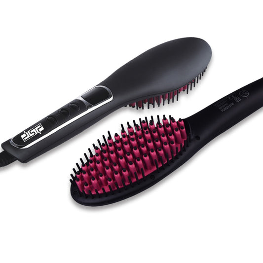 SalonPro 55W Hair Brush with Dual Heat Control & 450°F Smart Display, Free Curls/Straightening