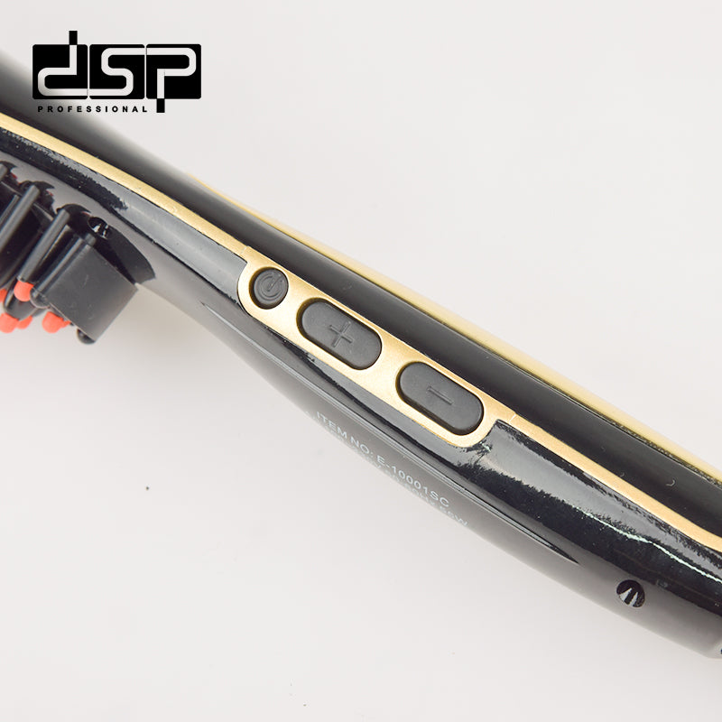 DSP Hot Seller Pro Heat Protectant Hair Brush, 5min Quick Heat 180-230°C Adjustable for Keratin Safe Home Travel Styling